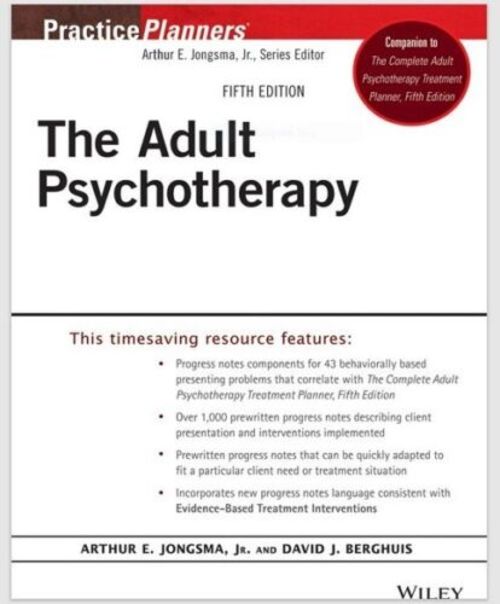 Product picture The Adult Psychotherapy Progress Notes Planner, 5th Edition