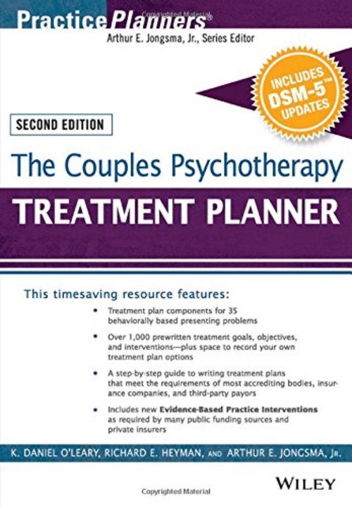 Product picture The Couples Psychotherapy Treatment Planner with DSM