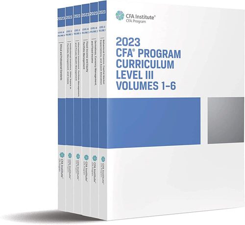 Product picture 2023 Curriculum CFA Level 3 set 1-6