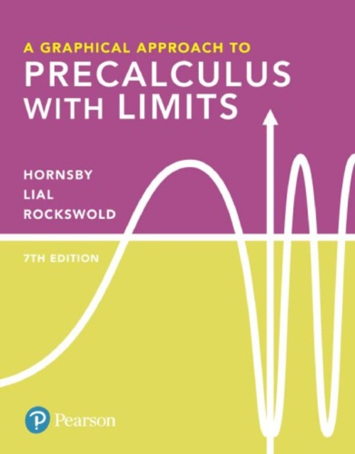 Product picture A Graphical Approach to Precalculus with Limits 7th Edition