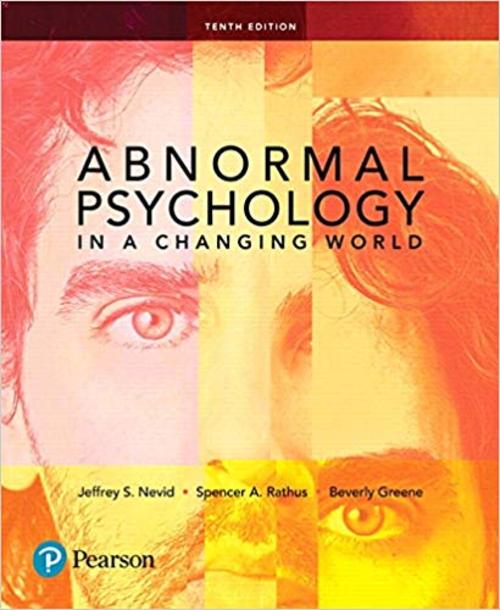 Product picture Abnormal Psychology in a Changing World 10th Edition
