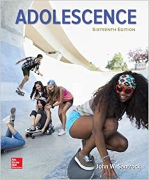 Product picture Adolescence 16th Edition by John Santrock 